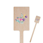 Chinoiserie 6.25" Rectangle Wooden Stir Sticks - Double Sided