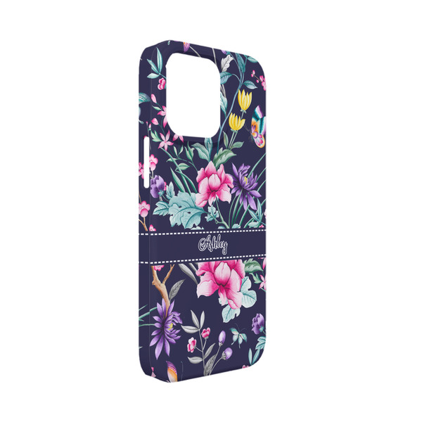 Custom Chinoiserie iPhone Case - Plastic - iPhone 13 Mini (Personalized)