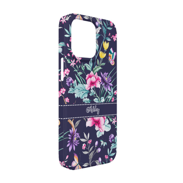 Custom Chinoiserie iPhone Case - Plastic - iPhone 13 Pro (Personalized)