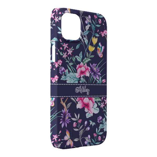 Custom Chinoiserie iPhone Case - Plastic - iPhone 14 Plus (Personalized)