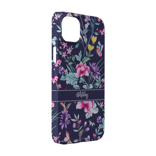 Custom Chinoiserie iPhone Case - Plastic - iPhone 14 Pro (Personalized)