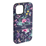 Chinoiserie iPhone Case - Rubber Lined - iPhone 15 Plus (Personalized)