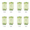 Tropical Leaves Border 12oz Tall Can Sleeve - Set of 4 - APPROVAL