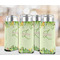 Tropical Leaves Border 12oz Tall Can Sleeve - Set of 4 - LIFESTYLE