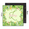 Tropical Leaves Border 12x12 Wood Print - Front & Back View