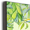 Tropical Leaves Border 16x20 Wood Print - Closeup