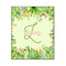 Tropical Leaves Border 16x20 Wood Print - Front View