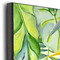 Tropical Leaves Border 20x30 Wood Print - Closeup