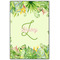 Tropical Leaves Border 20x30 Wood Print - Front View