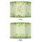 Tropical Leaves Border 8" Drum Lampshade - APPROVAL (Fabric)