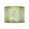 Tropical Leaves Border 8" Drum Lampshade - FRONT (Fabric)