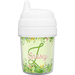 Tropical Leaves Border Baby Sippy Cup (Personalized)