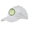 Tropical Leaves Border Baseball Cap - White (Personalized)