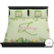 Tropical Leaves Border Bedding Set (King) - Duvet