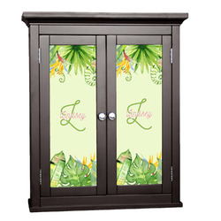 Tropical Leaves Border Cabinet Decal - Medium (Personalized)