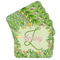 Tropical Leaves Border Coaster Set - MAIN IMAGE