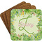 Tropical Leaves Border Coaster Set (Personalized)