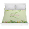 Tropical Leaves Border Comforter (King)