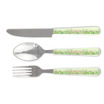 Tropical Leaves Border Cutlery Set (Personalized)