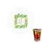 Tropical Leaves Border Drink Topper - XSmall - Single with Drink