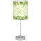 Tropical Leaves Border Drum Lampshade with base included