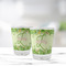 Tropical Leaves Border Glass Shot Glass - Standard - LIFESTYLE