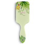 Tropical Leaves Border Hair Brushes (Personalized)