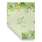 Tropical Leaves Border House Flags - Double Sided - FRONT FOLDED