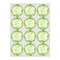 Tropical Leaves Border Icing Circle - Small - Set of 12