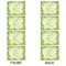 Tropical Leaves Border Linen Placemat - APPROVAL Set of 4 (double sided)