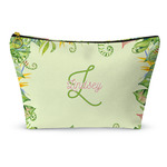 Tropical Leaves Border Makeup Bag (Personalized)