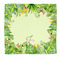 Tropical Leaves Border Microfiber Dish Rag (Personalized)