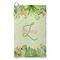 Tropical Leaves Border Microfiber Golf Towels - Small - FRONT