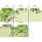 Tropical Leaves Border Page Dividers - Set of 5 - Approval