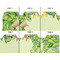 Tropical Leaves Border Page Dividers - Set of 6 - Approval