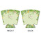 Tropical Leaves Border Party Cup Sleeves - with bottom - APPROVAL