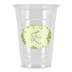 Tropical Leaves Border Party Cups - 16oz (Personalized)