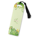 Tropical Leaves Border Plastic Bookmark (Personalized)