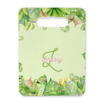 Tropical Leaves Border Rectangular Trivet with Handle (Personalized)