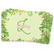 Tropical Leaves Border Rectangular Fridge Magnet - THREE