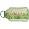 Tropical Leaves Border Sanitizer Holder Keychain - Small (Back)