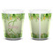 Tropical Leaves Border Shot Glass - White - APPROVAL