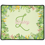 Tropical Leaves Border Large Gaming Mouse Pad - 12.5" x 10" (Personalized)