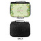 Tropical Leaves Border Small Travel Bag - APPROVAL