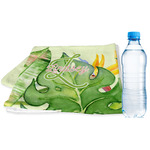 Tropical Leaves Border Sports & Fitness Towel (Personalized)