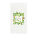 Tropical Leaves Border Guest Paper Towels - Full Color - Standard (Personalized)