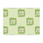 Tropical Leaves Border Large Tissue Papers Sheets - Heavyweight (Personalized)