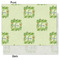 Tropical Leaves Border Tissue Paper - Heavyweight - Medium - Front & Back