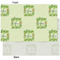 Tropical Leaves Border Tissue Paper - Heavyweight - XL - Front & Back