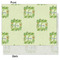 Tropical Leaves Border Tissue Paper - Lightweight - Medium - Front & Back